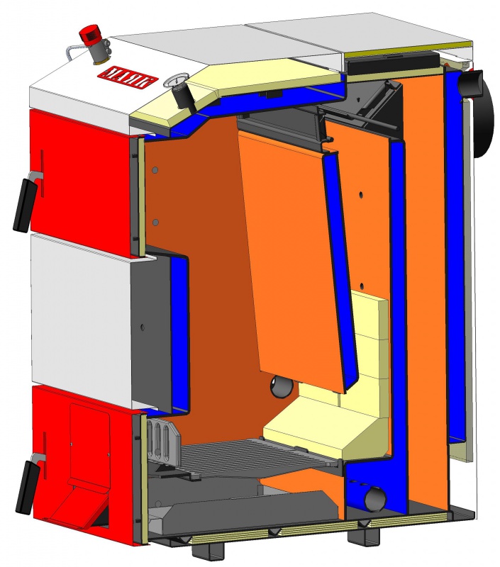 Котлы шахтного типа с нижним горением 10-55 кВт