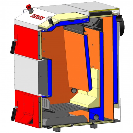 Котел твердотопливный шахтный длительного горения КТШ-31 ECO FRONT картинка 2